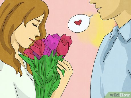 Step 2 Surprise her with a beautiful bouquet.