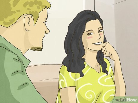 Playful comments, touching, and compliments mean he's crushing on you.