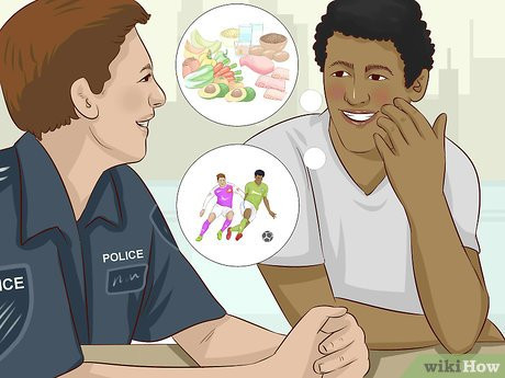 Step 2 Show you care about your health by working out and eating healthy.