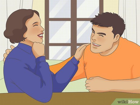 You're attracted to each other, so you want to be as close as possible.