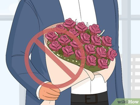 Step 1 No, bringing flowers on a first date isn't in style anymore.