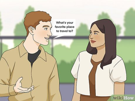 Start with lighthearted questions to get a good convo going.