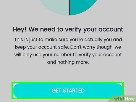 Step 7 Verify your account with your phone number.