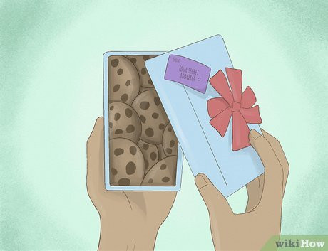 Try to ask him about how his secret admirer makes him feel.