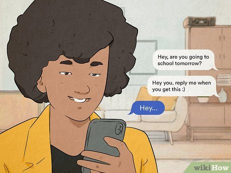 Step 3 He double- or triple-texts when you don’t respond.